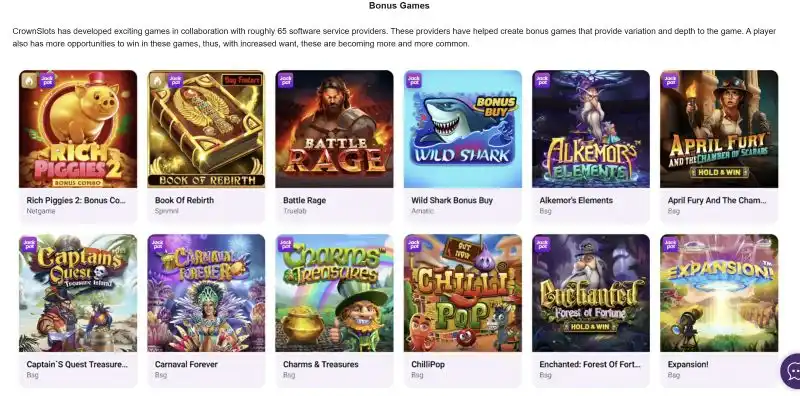 CrownSlots Casino VIP Tiers