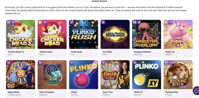 CrownSlots Casino PayID and Withdrawals