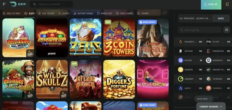 Drip Casino Customer Support and Mobile