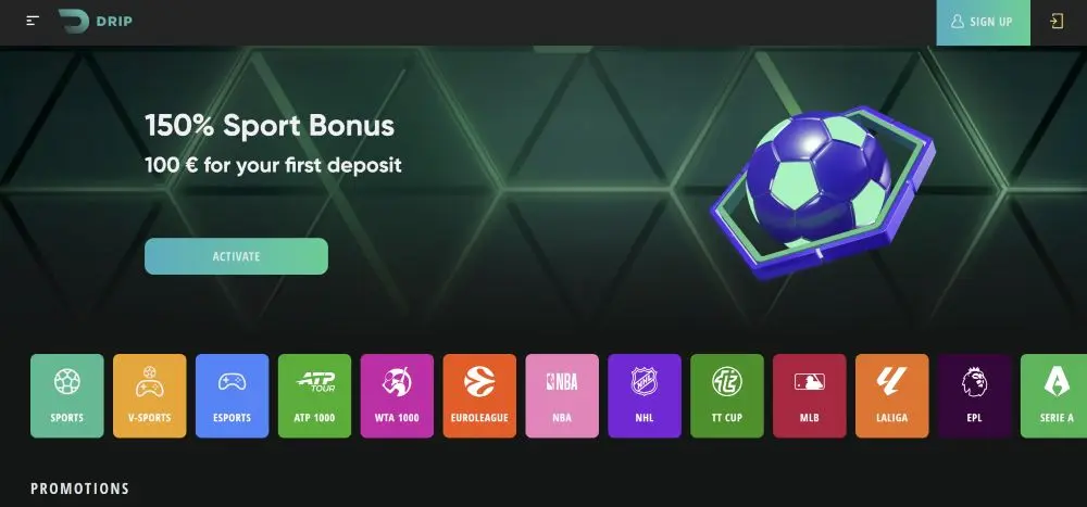 Drip Casino VIP META Tiers