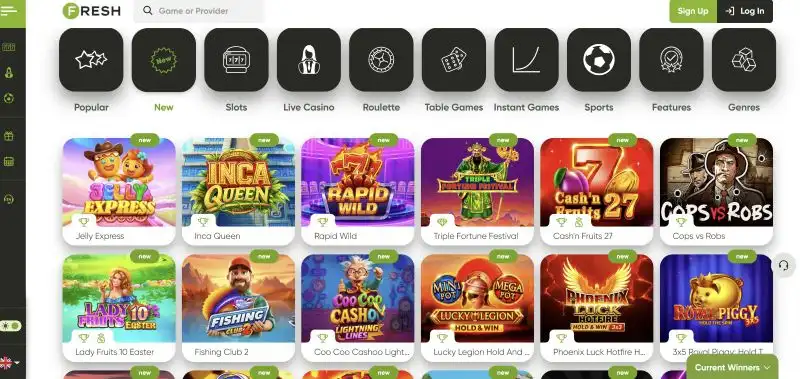Fresh Casino Welcome Bonus Packages