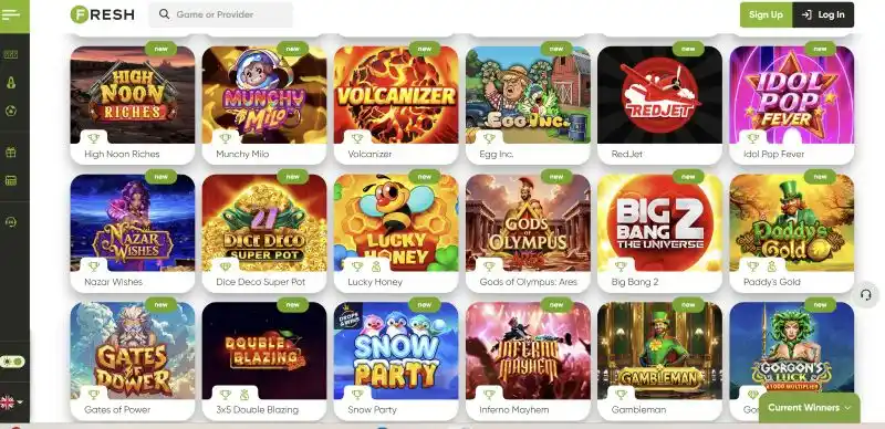 Fresh Casino High Roller Experience