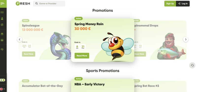Fresh Casino Pokies Library