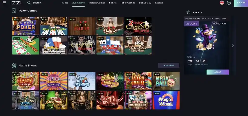 Izzi Casino Bonus Mechanics
