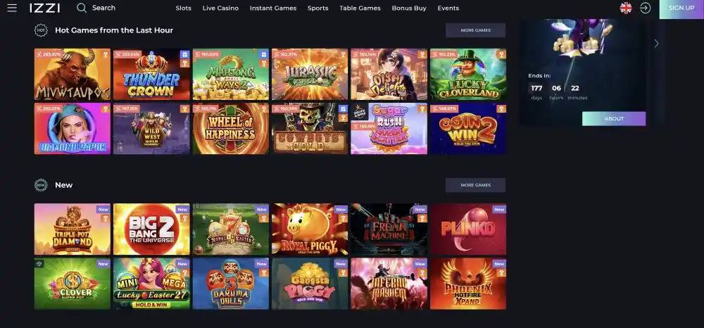 Izzi Casino High Roller Experience