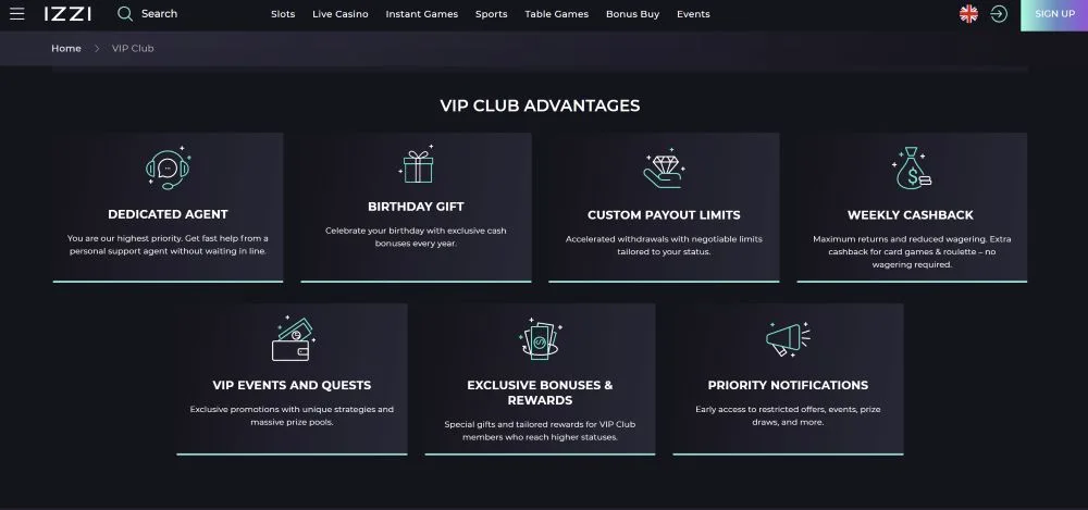 Izzi Casino Support Options