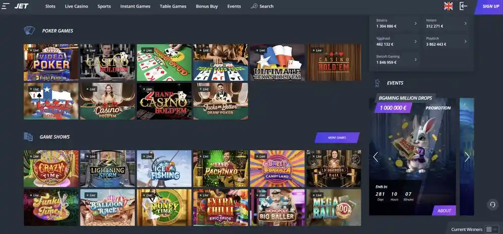 Jet Casino System Architecture
