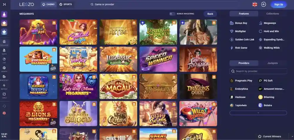 Legzo Casino Customer Support