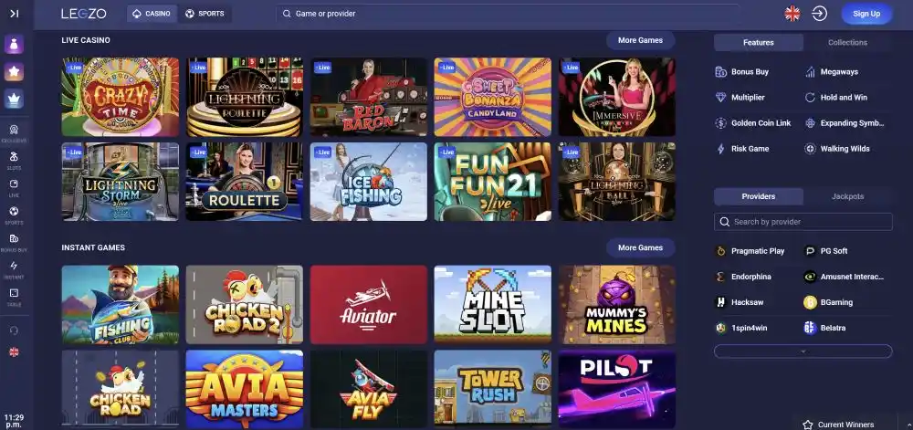 Legzo Casino High Roller Experience
