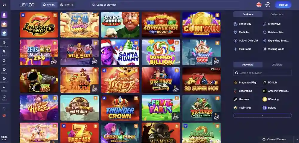 Legzo Casino System Architecture