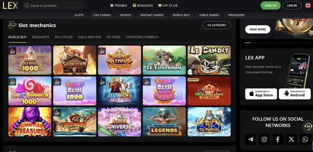 Lex Casino PayID Cashier