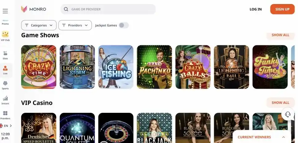 Monro Casino Bonus Mechanics