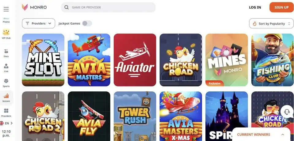 Monro Casino Wager Washing Strategy
