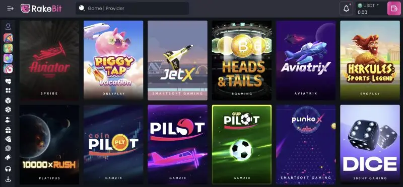 Rakebit Casino VIP Tiers