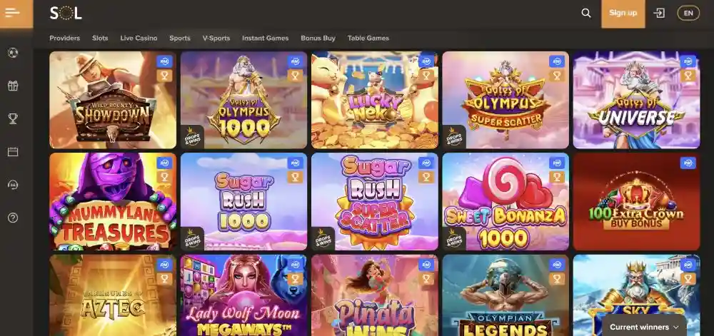 Sol Casino System Architecture