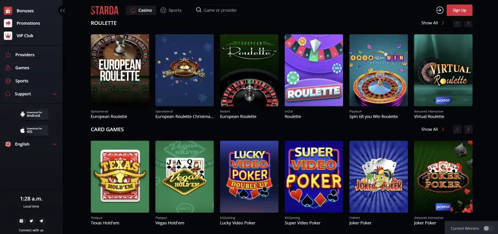 Starda Casino PayID Cashier