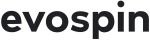 evospin” logo in bold lowercase letters on white background.